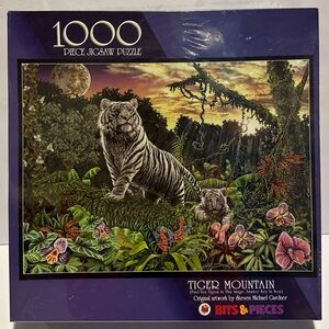 Bits & Pieces 1000 Pc Puzzle Tiger Mountain by Steven Michael Gardner Sealed
